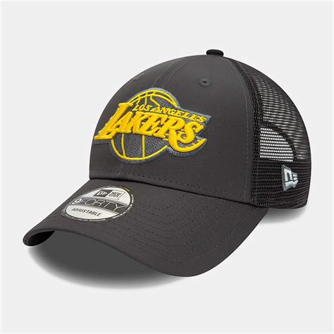 New Era La Lakers Home Field 9forty Unisex Trucker Cap Grey 60298616