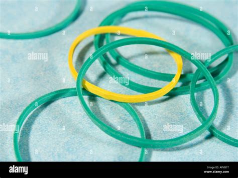 Rubber Elastic Bands Stock Photo Alamy