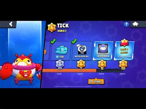 Brawl Stars Subindo Maestria Do Tick Para O Ouro 2 YouTube