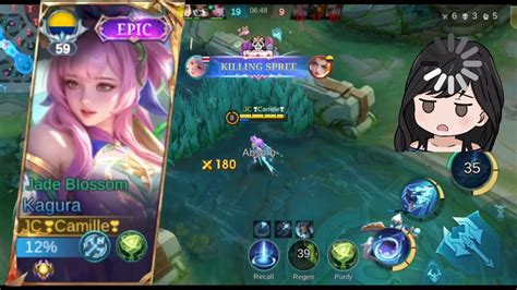 Kagura Afk For Few Minutes Mobile Legends Gameplay Mvp Jade Blossom