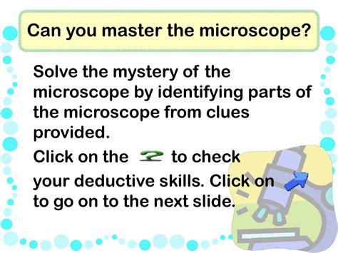 Ppt Master The Microscope Powerpoint Presentation Free Download Id1761604