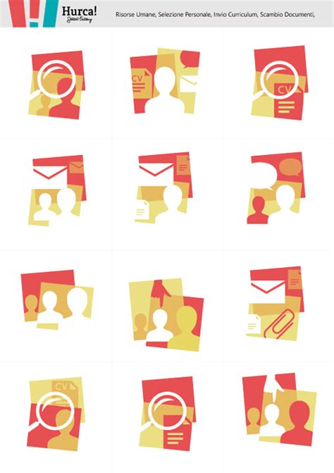 Human resources icons set - Hurca! Illustrate Your Ideas