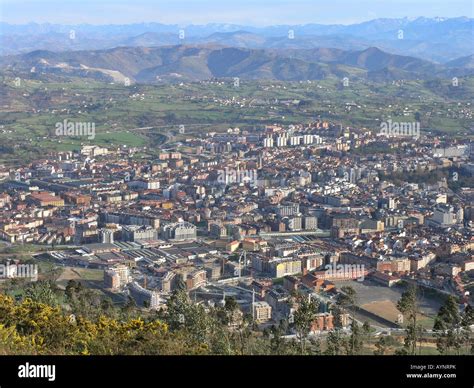 Aerial view of Oviedo in Asturias, Spain Stock Photo: 17152506 - Alamy