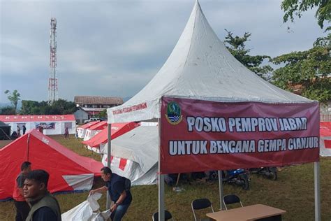 Pemprov Jawa Barat Dirikan Posko Bencana Gempa Di Cianjur Antara