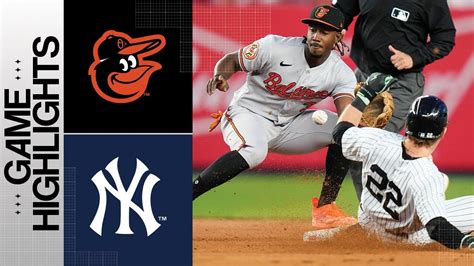 Orioles Vs Yankees Game Highlights Mlb Highlights Youtube