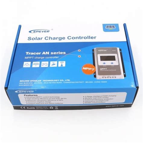 Controlador Mppt 20A 12 24 Vdc Auto Epever TRACER Eco Green Solar