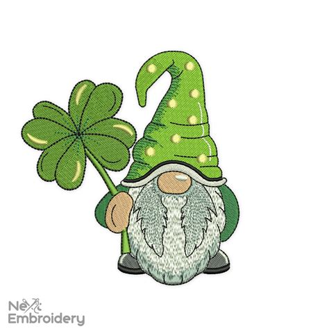 St Patricks Day Gnome Embroidery Designs Nextembroidery