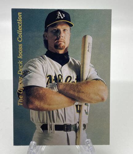 Mark Mcgwire Upper Deck Baseball Looss Collection Wi Oakland As