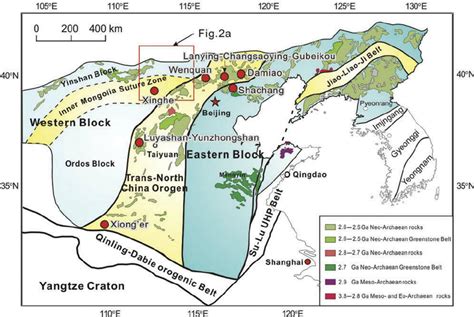 Generalized Tectonic Framework Of The North China Craton Showing The