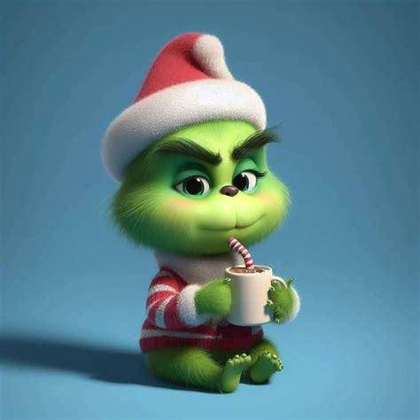 Pin by Gina Páez on Grinch Baby grinch Snowman wallpaper Cute drawings