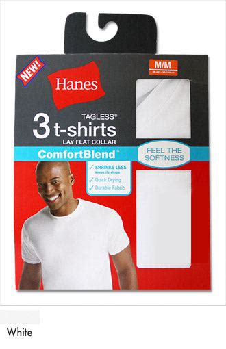 2535p3 Hanes Mens Comfortblend Crew Undershirt 3 Pack