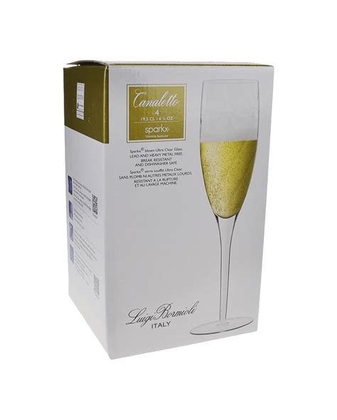 Buy Luigi Bormioli Vinea Prosecco Spumante Champagne Glasses 200ml Set 6 Online Low Prices