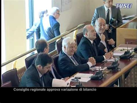 Consiglio Regionale Approva Variazione Di Bilancio YouTube