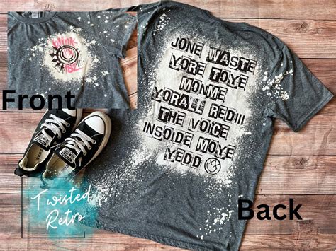 Don T Waste Your Time On Me Blink Shirt Front And Back Etsy