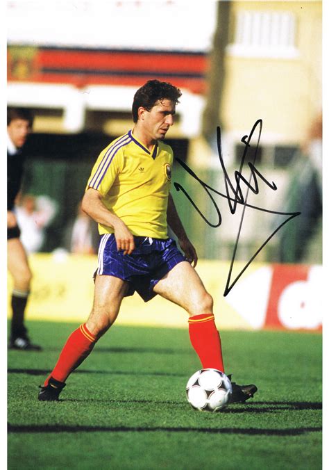 Signed Gheorghe Hagi Romania Photo - Its Signed Memorabilia