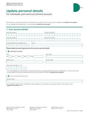 Fillable Online MLC MasterKey Update Personal Details Form Login Fax