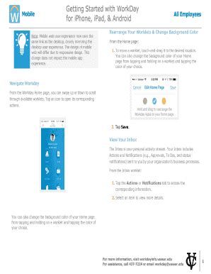 Fillable Online Getting Started With WorkDay Fax Email Print PdfFiller