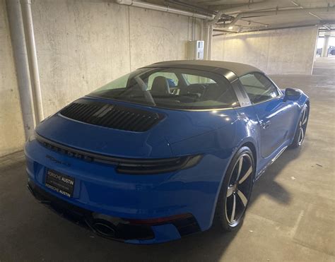 Shark Blue Porsche 911 Targa 4S at Porsche Austin : r/Porsche