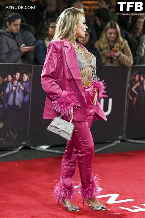 Tallia Storm Sexy Seen Showing Off Her Hot Tits At The Menu Premiere In