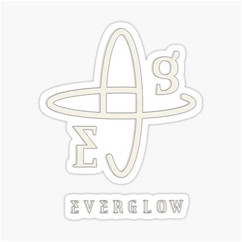 Everglow Logo Sticker By Pepguardi Redbubble