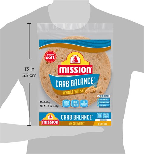 Carb Balance Soft Taco Whole Wheat Tortillas Mission Foods