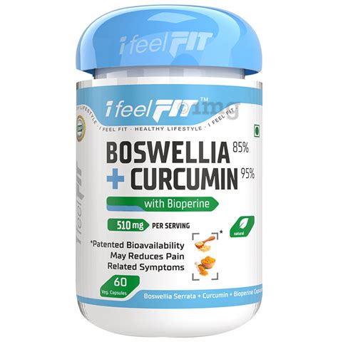 IFeelFIT Boswellia 85 Curcumin 95 With Bioperine Veg Capsule Buy