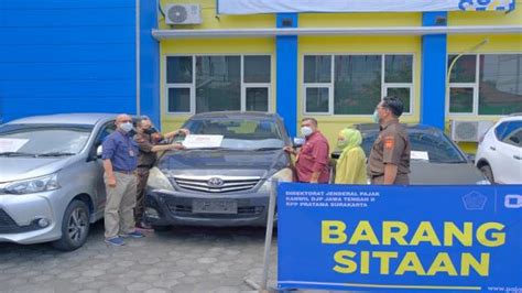 KPP Pratama Surakarta Sita Aset 8 Wajib Pajak Ini Jenisnya