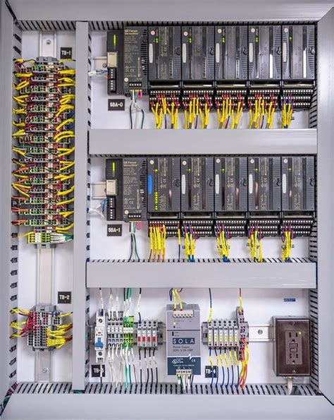 Plc Panel Electrical Panel Wiring Electrical Projects Electricity