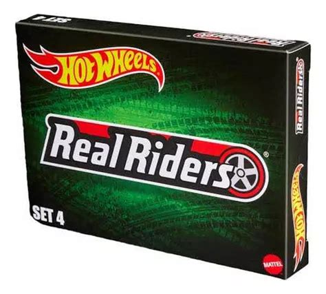 Hot Wheels Paquete De Ruedas Real Riders Exclusivo Rlc Set 4 Meses