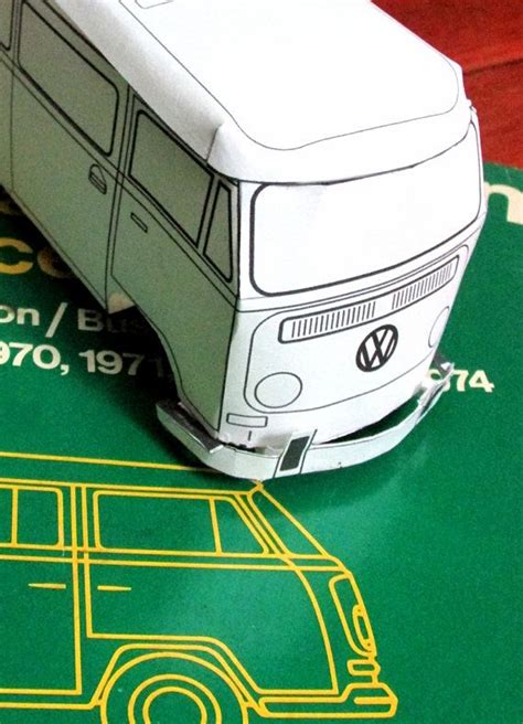 Paper Model Bus 1968-1970 Instant Download | Etsy | Paper models ...