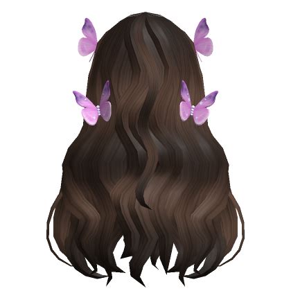 Olivia Rodrigo Butterfly Clips Long Wavy Hairstyle Roblox Item