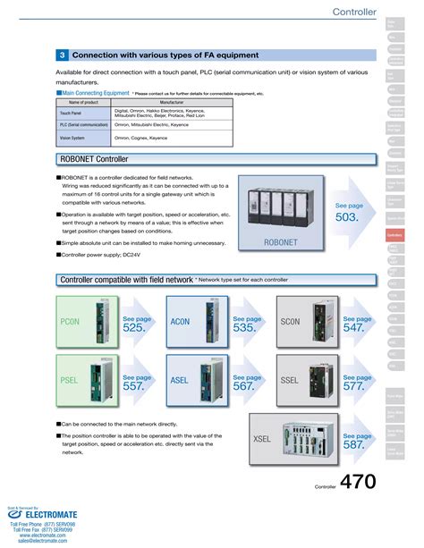 Iai Controller Overview Specsheet PDF