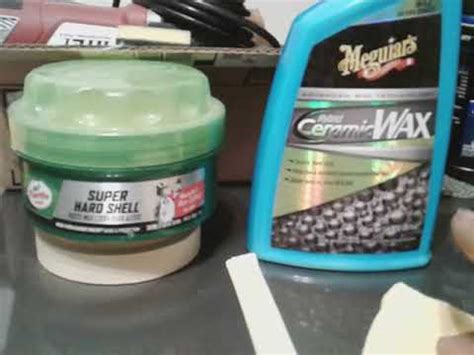 Meguiar S Hybrid Ceramic Wax Vs Turtle Wax Hard Shell Paste Wax Youtube