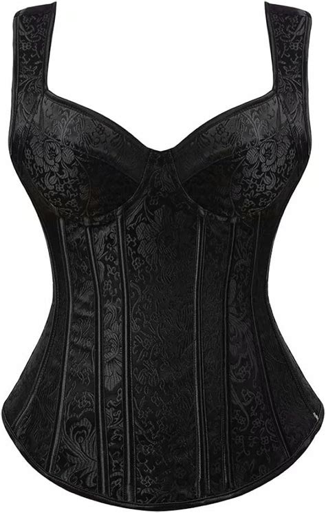 Jutrisujo Korsett Sexy Vollbrust Bustier Corsage Kleid Rock