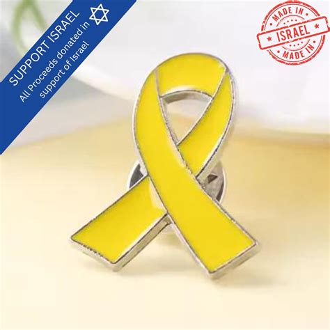 Israel Yellow Ribbon Etsy