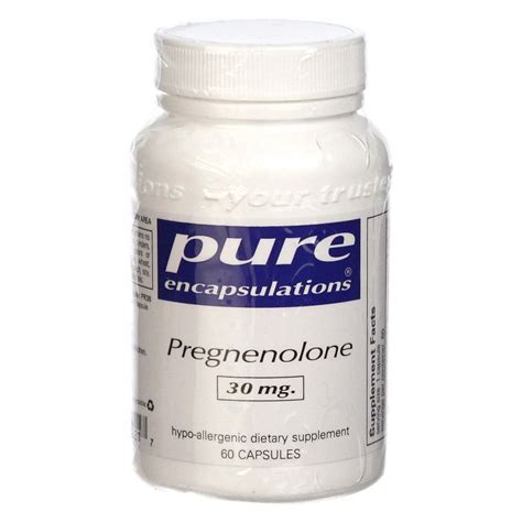 Pregnenolone Mg Caps Pure Encapsulations