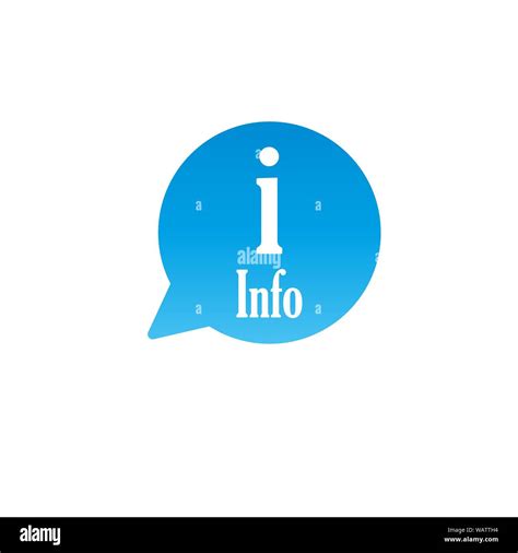 Information Info Icon Vector Illustration Flat Design Stock Vector