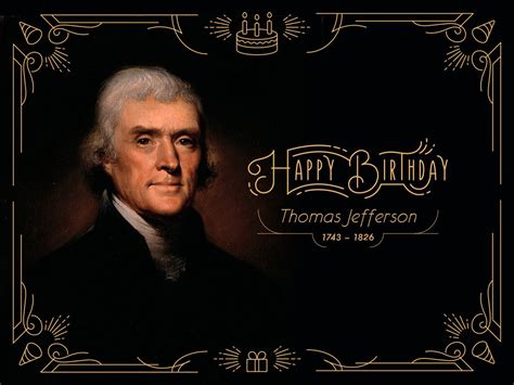 Thomas Jefferson Birthday 2019 - Calendar Date. When is Thomas Jefferson Birthday 2019?