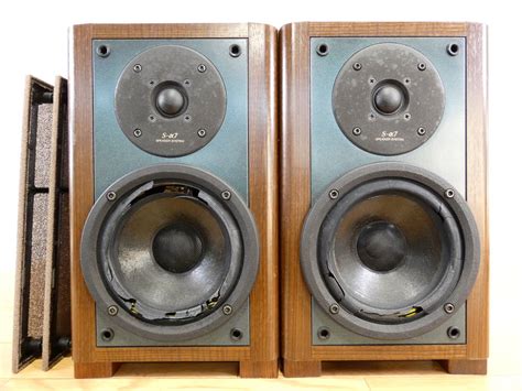 【傷や汚れあり】sansui 山水 サンスイ 2way スピーカー ペア S α7 音響機器 オーディオ ※現状渡し音出しok！ 140