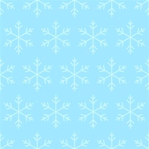 Premium Vector | Light blue seamless snowflakes pattern design