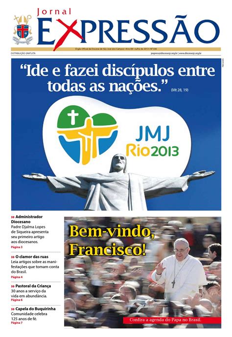 Expressao Julho By Projeto Minha Par Quia Minhaparoquia Br Issuu