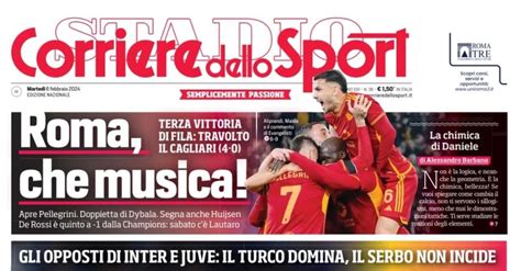 PRIMA PAGINA CORRIERE DELLO SPORT OGGI Il PSG Ha Scelto Osimhen