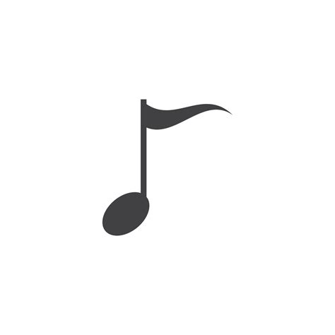 Music note logo 14639254 Vector Art at Vecteezy