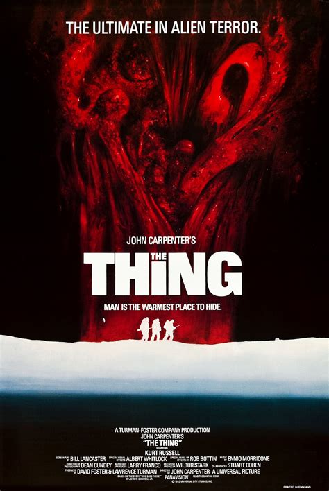 The Geeky Nerfherder Movie Poster Art The Thing 1982