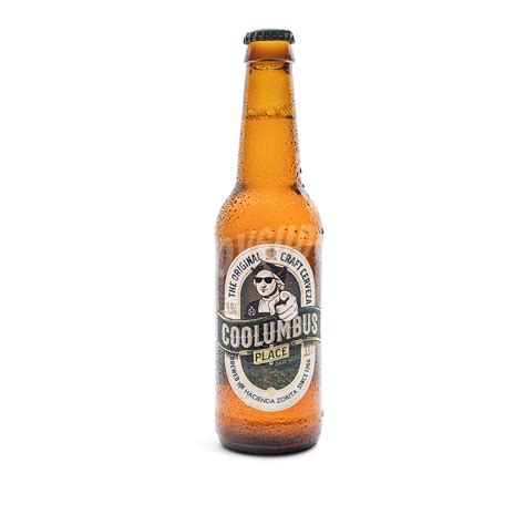 COOLUMBUS Cerveza Rubia Artesana Botella 33 Cl