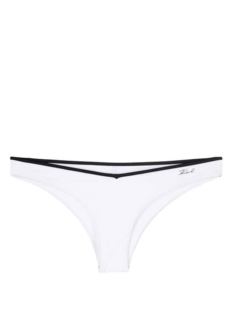 Karl Dna Binding Bikini Bottoms Editorialist