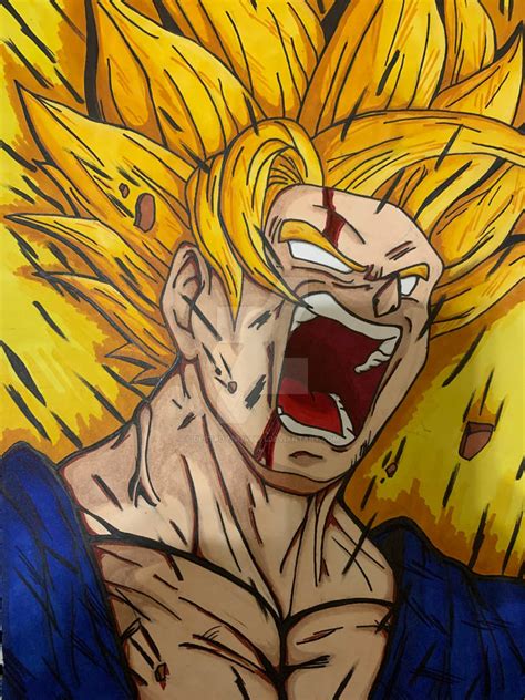 Goku's Rage by Destroyer249691 on DeviantArt