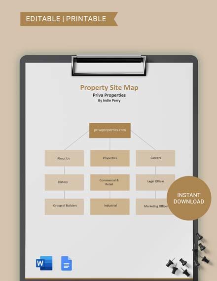 Building Site Map Template - Download in Word, Google Docs | Template.net