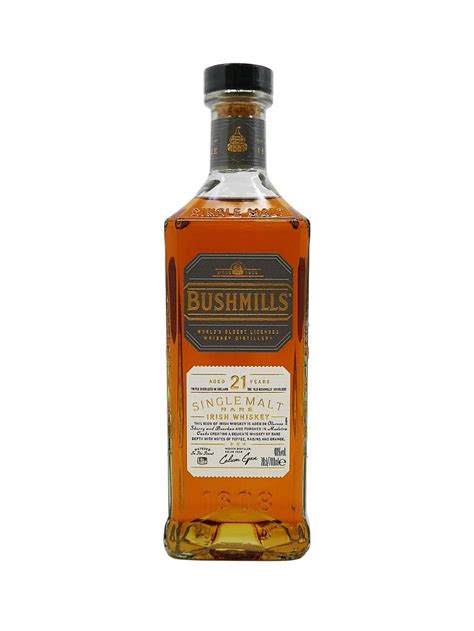 Bushmills 21 year old Single Malt (new packaging) | Whiskey Bidders ...