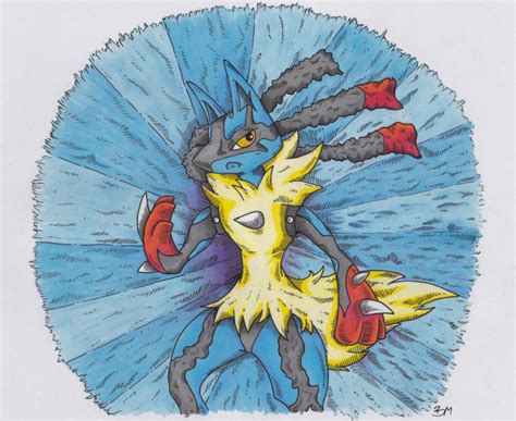 Mega Lucario by BMIllustration on DeviantArt